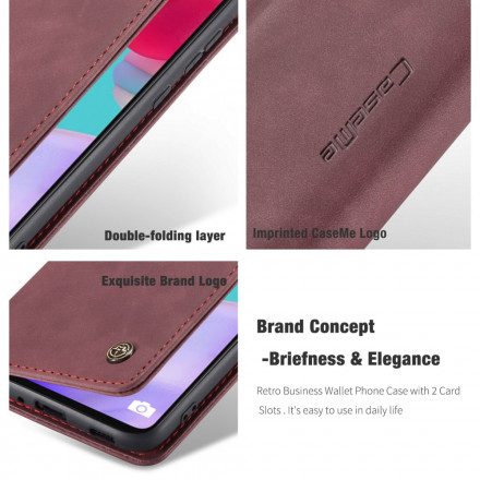 Folio-fodral För Samsung Galaxy A52 4G / A52 5G / A52s 5G Läderfodral Caseme Konstläder