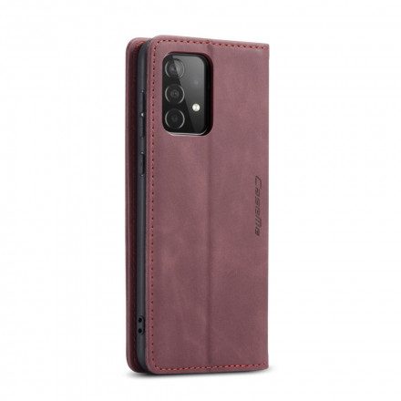 Folio-fodral För Samsung Galaxy A52 4G / A52 5G / A52s 5G Läderfodral Caseme Konstläder