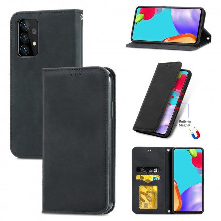 Folio-fodral För Samsung Galaxy A52 4G / A52 5G / A52s 5G Läderfodral Chic Lädereffekt