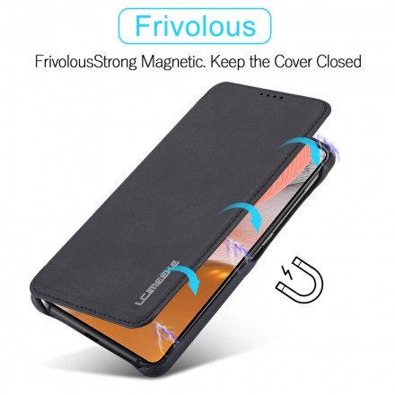 Folio-fodral För Samsung Galaxy A52 4G / A52 5G / A52s 5G Läderfodral Lc.imeeke Lädereffekt