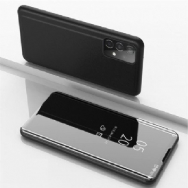 Folio-fodral För Samsung Galaxy A52 4G / A52 5G / A52s 5G Läderfodral Spegel