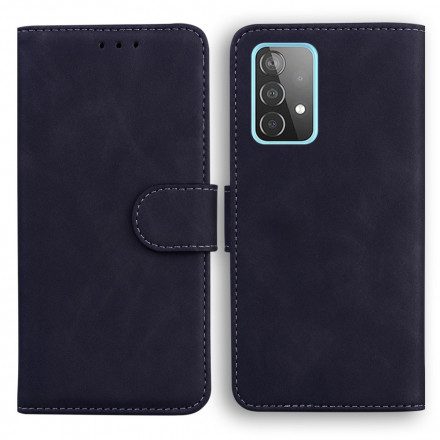 Folio-fodral För Samsung Galaxy A52 4G / A52 5G / A52s 5G Vintage Couture Läderstil