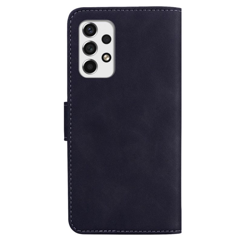 Folio-fodral För Samsung Galaxy A53 5G Butterfly Skin-touch