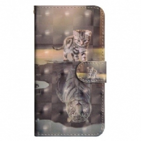 Folio-fodral För Samsung Galaxy A70 Ernest The Tiger