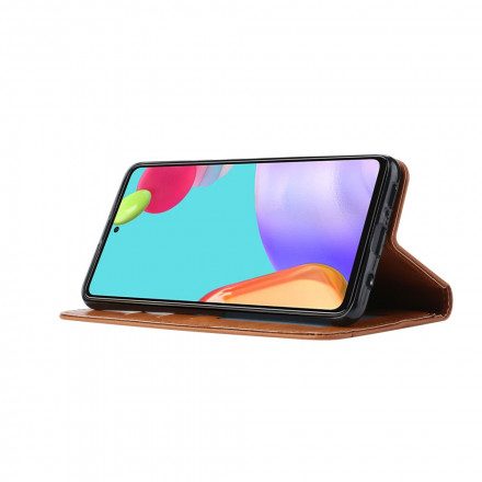 Folio-fodral För Samsung Galaxy A72 4G / 5G Läderfodral Korthållare I Konstläder