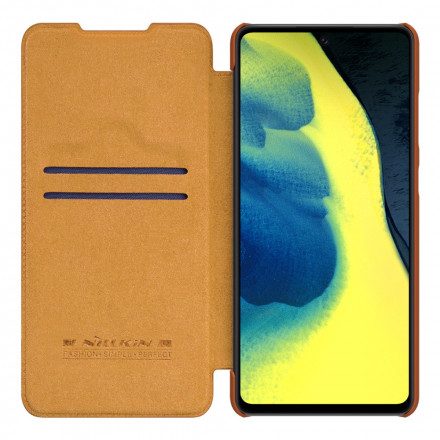 Folio-fodral För Samsung Galaxy A72 4G / 5G Läderfodral Nillkin Qin-serien