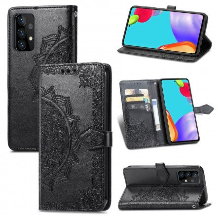 Folio-fodral För Samsung Galaxy A72 4G / 5G Medelålders Mandala