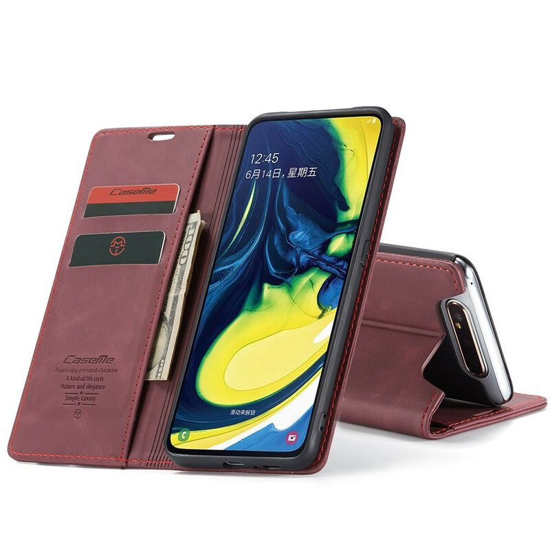 Folio-fodral För Samsung Galaxy A90 / A80 Läderfodral Caseme Konstläder