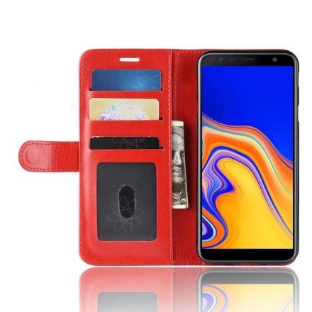 Folio-fodral För Samsung Galaxy J4 Plus Ultra Konstläder