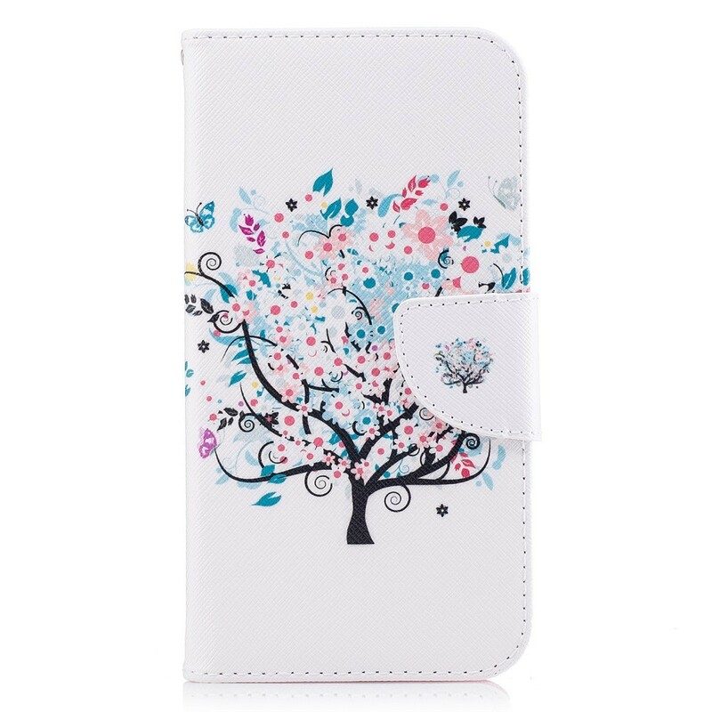 Folio-fodral För Samsung Galaxy J5 2017 Blommigt Träd