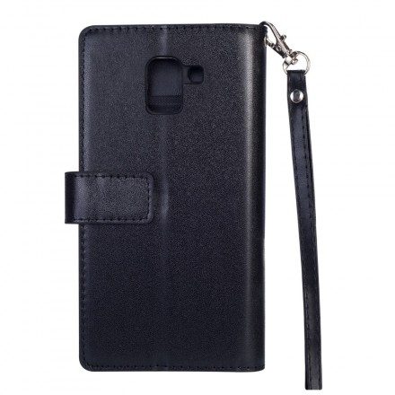Folio-fodral För Samsung Galaxy J6 Plånbok Med Nyckel