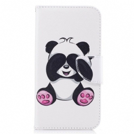 Folio-fodral För Samsung Galaxy J7 2017 Panda Kul