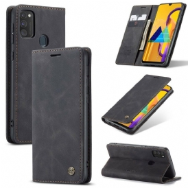 Folio-fodral För Samsung Galaxy M21 Läderfodral Caseme Konstläder