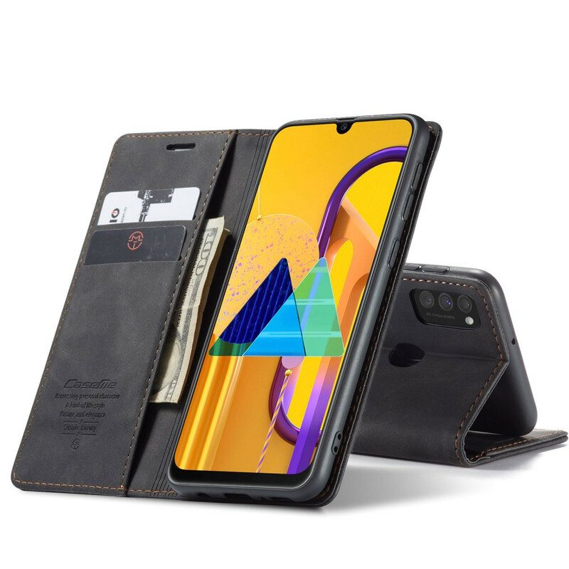 Folio-fodral För Samsung Galaxy M21 Läderfodral Caseme Konstläder