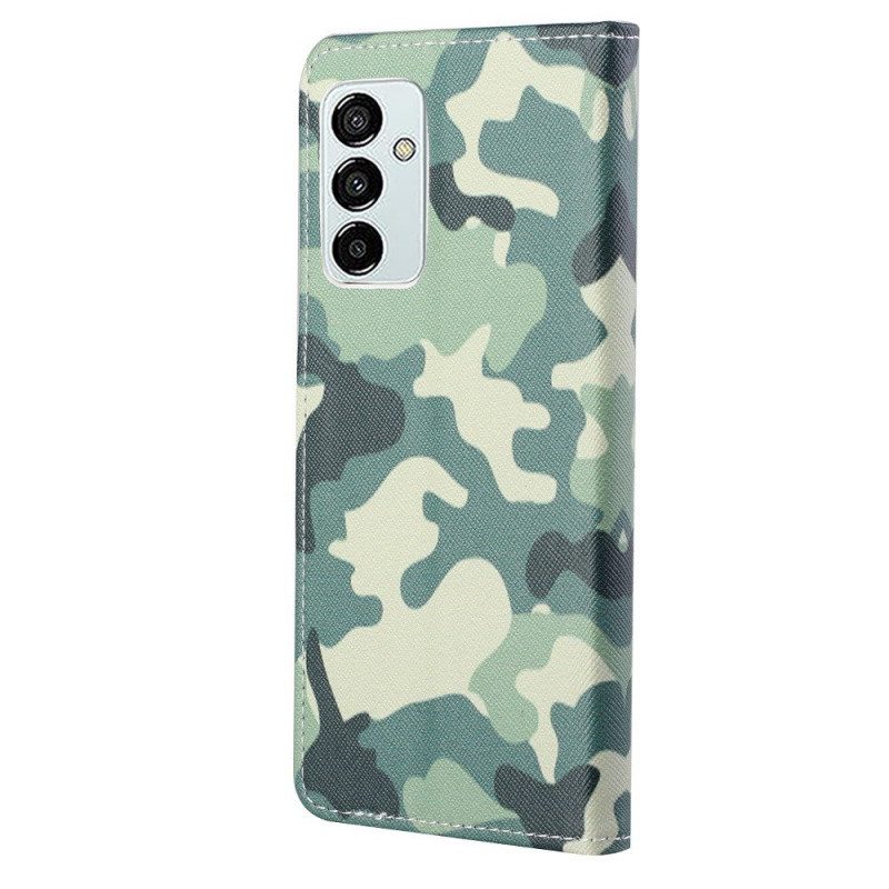 Folio-fodral För Samsung Galaxy M23 5G Kamouflage
