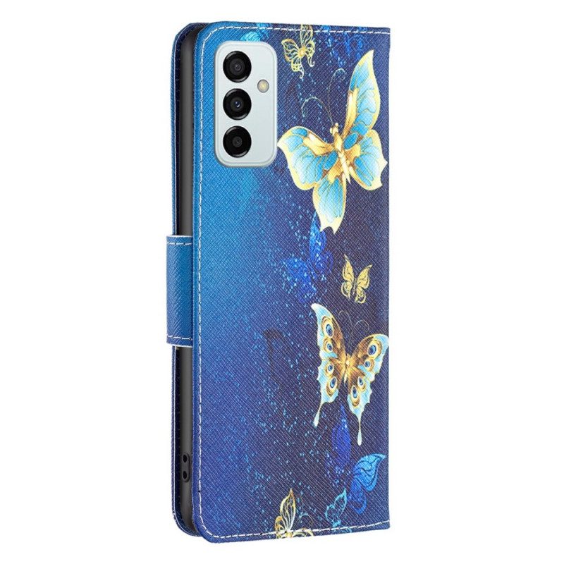 Folio-fodral För Samsung Galaxy M23 5G Vackra Fjärilar