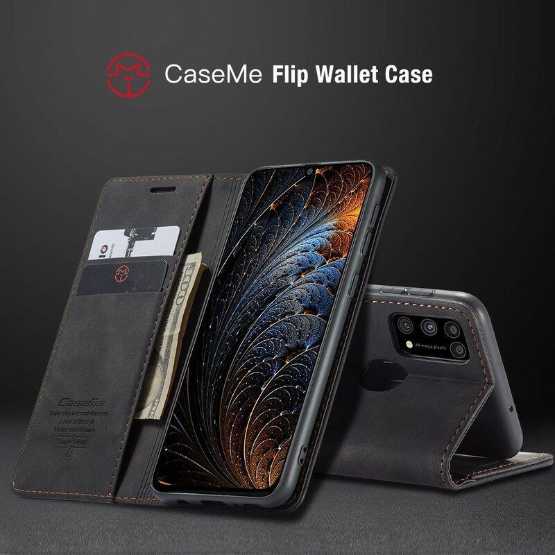 Folio-fodral För Samsung Galaxy M31 Läderfodral Caseme Konstläder