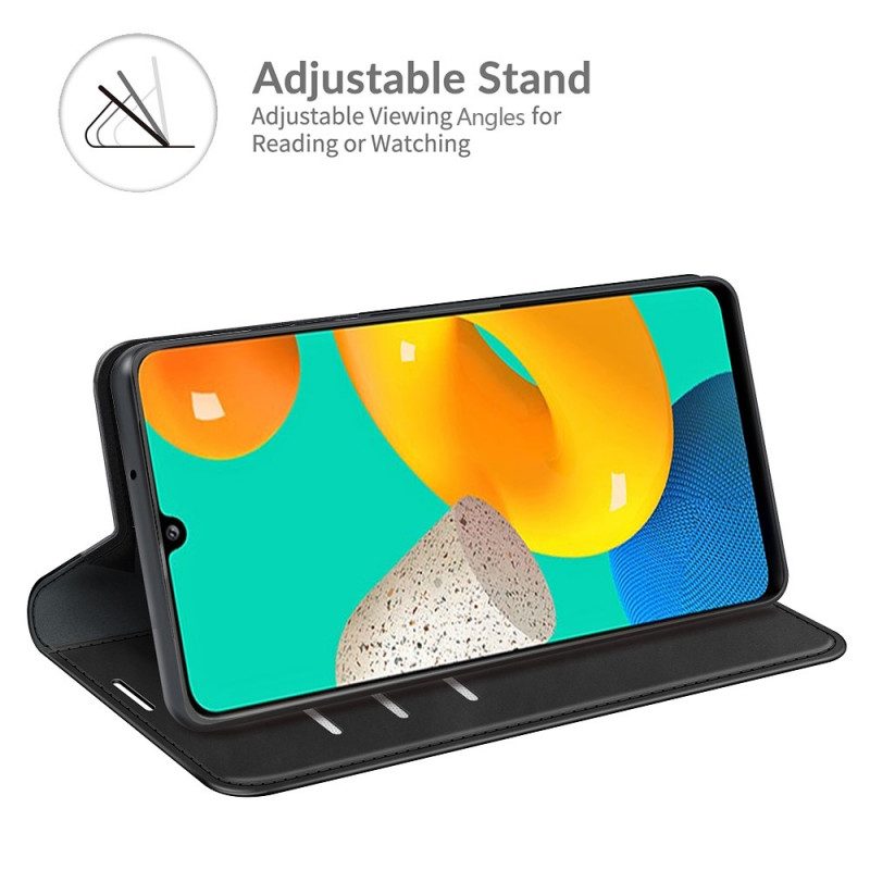 Folio-fodral För Samsung Galaxy M32 Läderfodral Stil Läderdesign