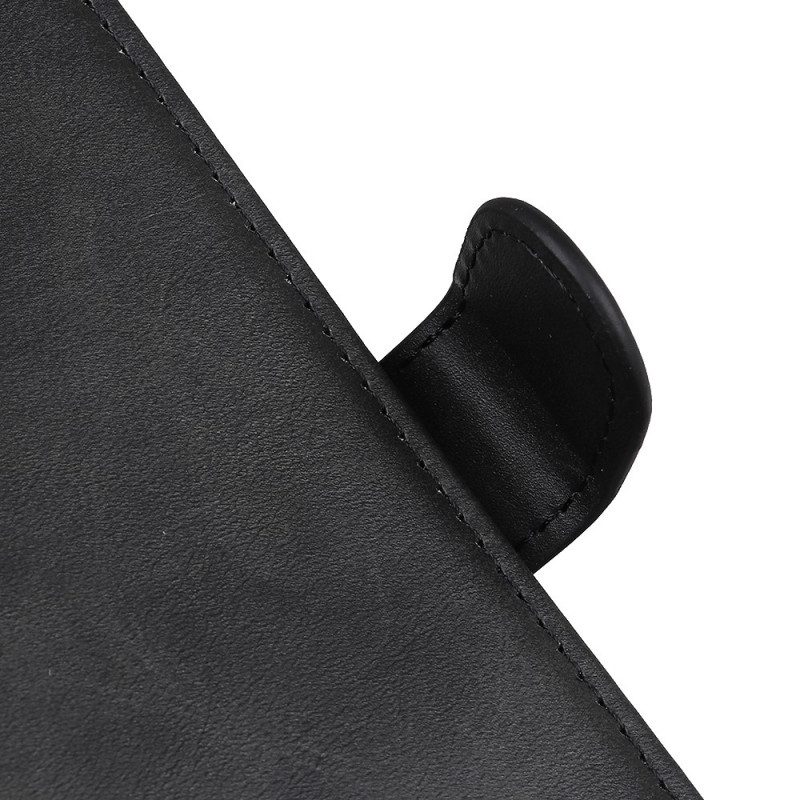 Folio-fodral För Samsung Galaxy M32 Matt Lädereffekt