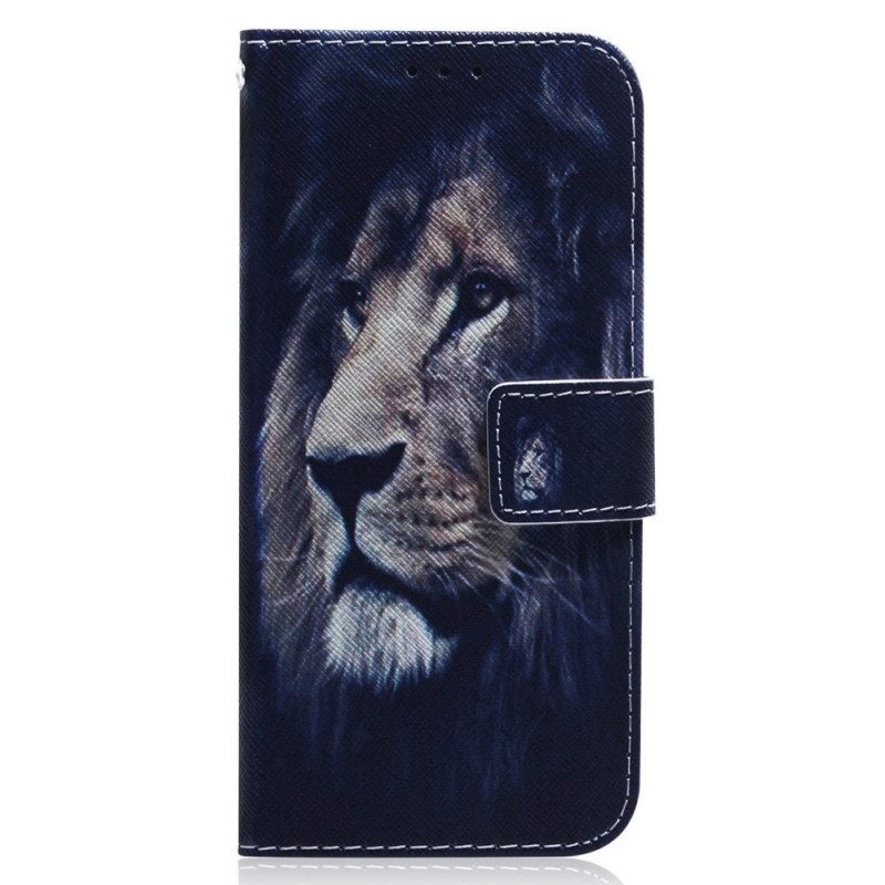 Folio-fodral För Samsung Galaxy M33 5G Lejon