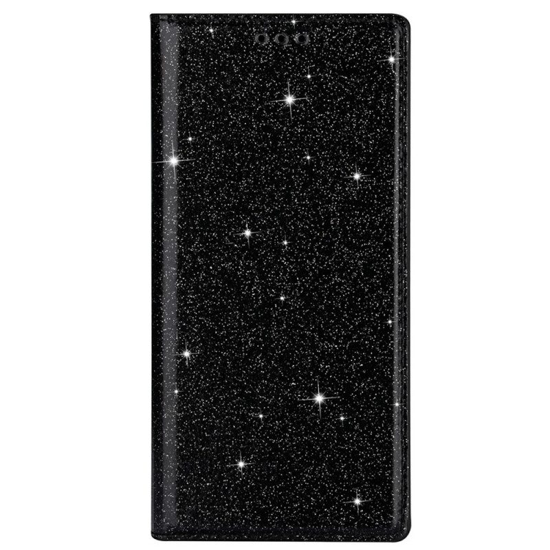 Folio-fodral För Samsung Galaxy M51 Läderfodral Paljettstil