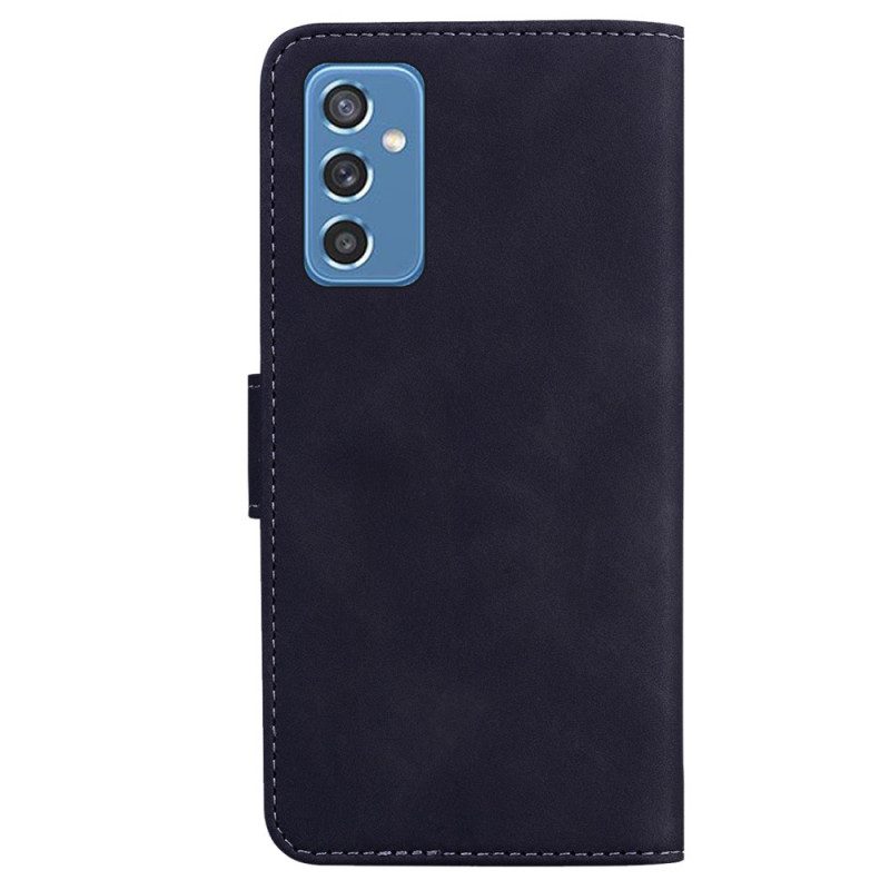 Folio-fodral För Samsung Galaxy M52 5G Faux Läder Couture