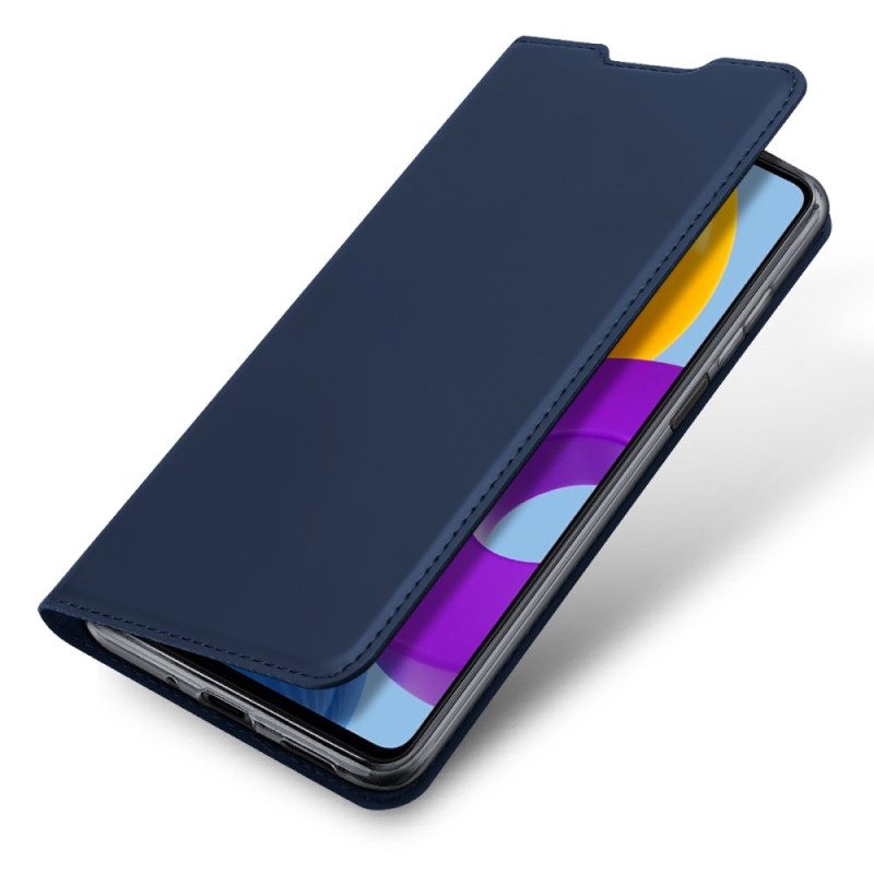 Folio-fodral För Samsung Galaxy M52 5G Läderfodral Dux Ducis Pro Skin