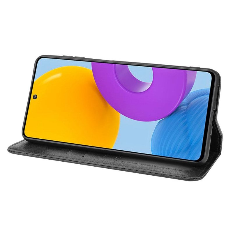 Folio-fodral För Samsung Galaxy M52 5G Läderfodral Mjukt Konstläder