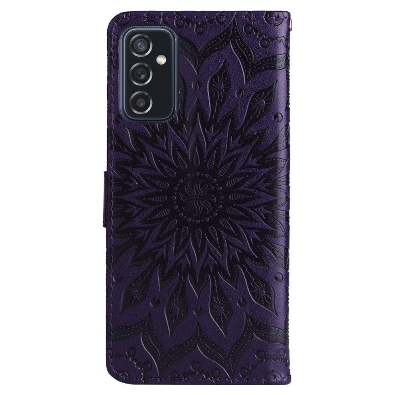 Folio-fodral För Samsung Galaxy M52 5G Orientalisk Mandala