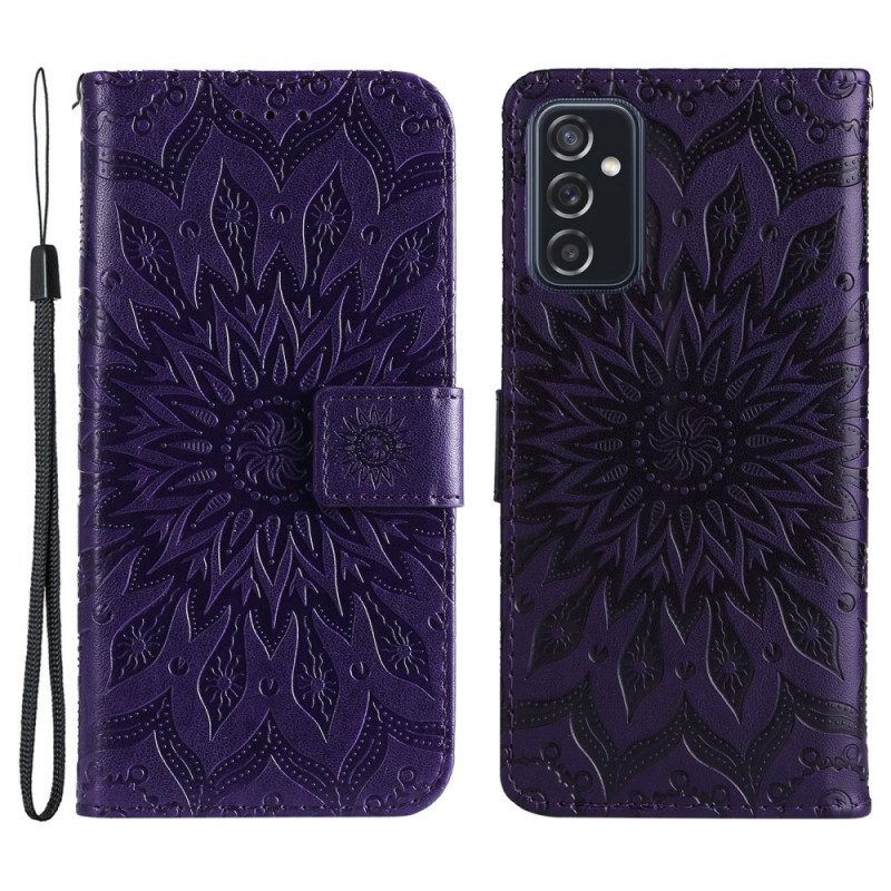 Folio-fodral För Samsung Galaxy M52 5G Orientalisk Mandala