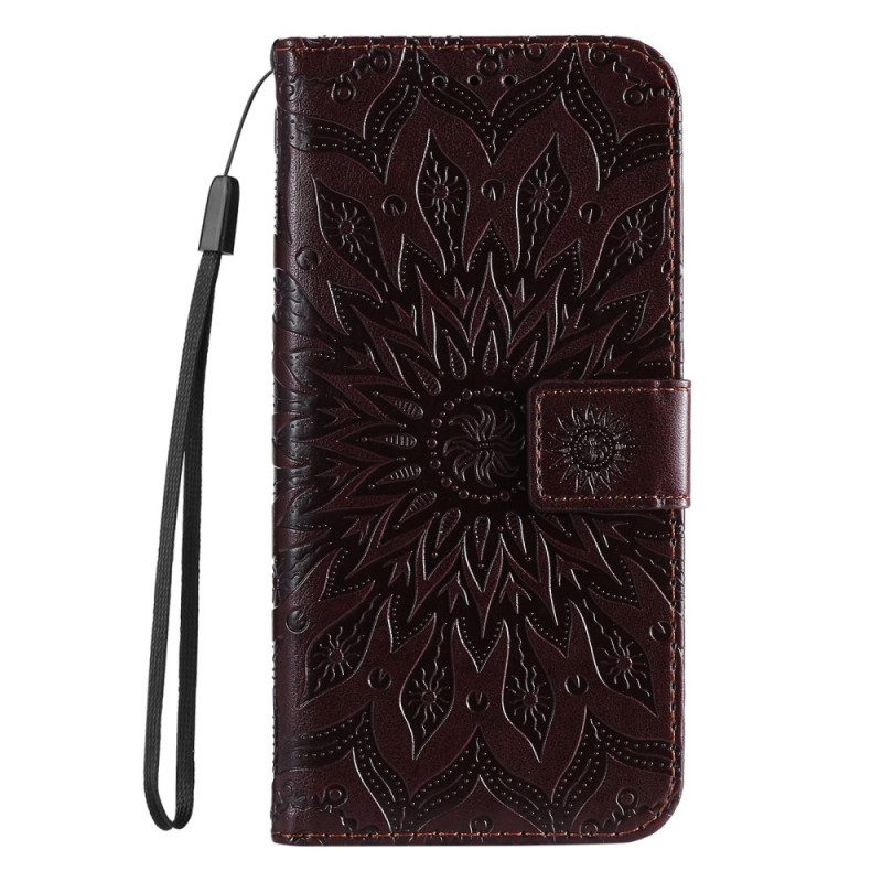 Folio-fodral För Samsung Galaxy M52 5G Orientalisk Mandala