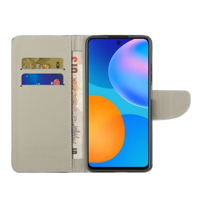 Folio-fodral För Samsung Galaxy M52 5G Ugglor