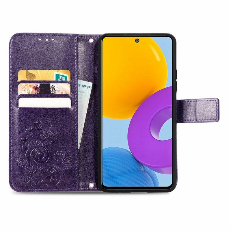 Folio-fodral För Samsung Galaxy M52 5G Växt Mandala