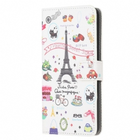 Folio-fodral För Samsung Galaxy M53 5G Jag Älskar Paris