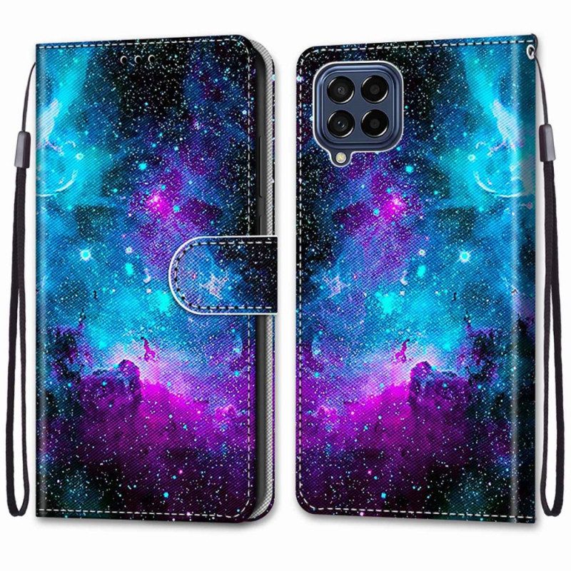 Folio-fodral För Samsung Galaxy M53 5G Kosmisk Himmel