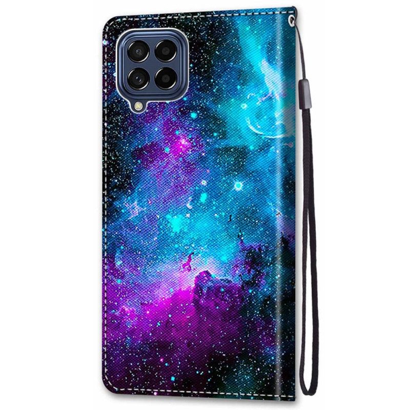 Folio-fodral För Samsung Galaxy M53 5G Kosmisk Himmel