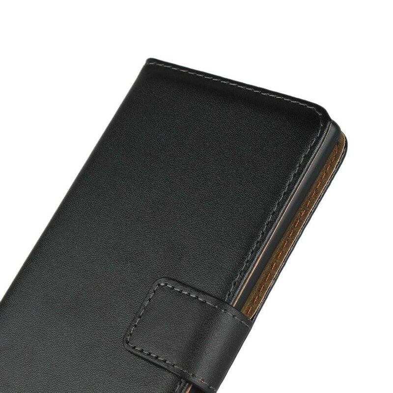 Folio-fodral För Samsung Galaxy Note 10 Äkta Läderinbjudan