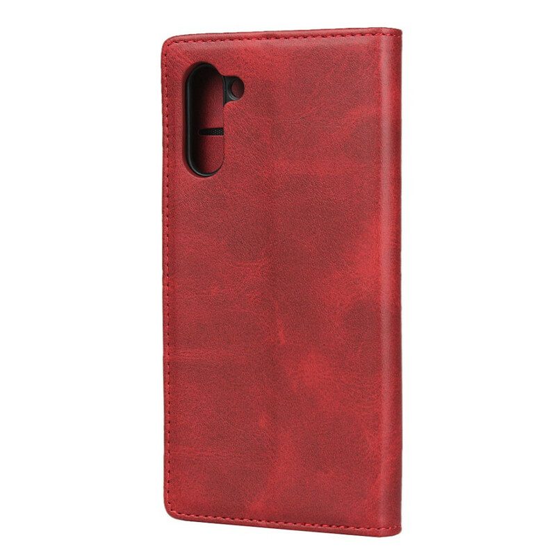 Folio-fodral För Samsung Galaxy Note 10 Läderfodral Ren Elegans