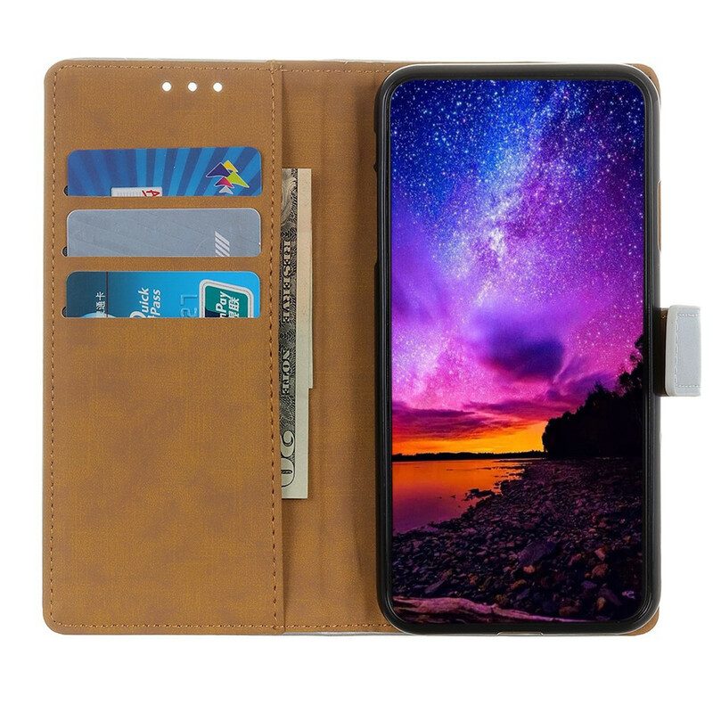 Folio-fodral För Samsung Galaxy Note 10 Lite Konfektläder Klass 1
