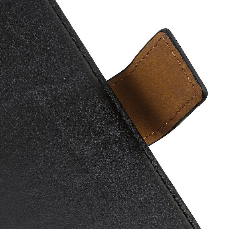 Folio-fodral För Samsung Galaxy Note 10 Lite Konfektläder Klass 1