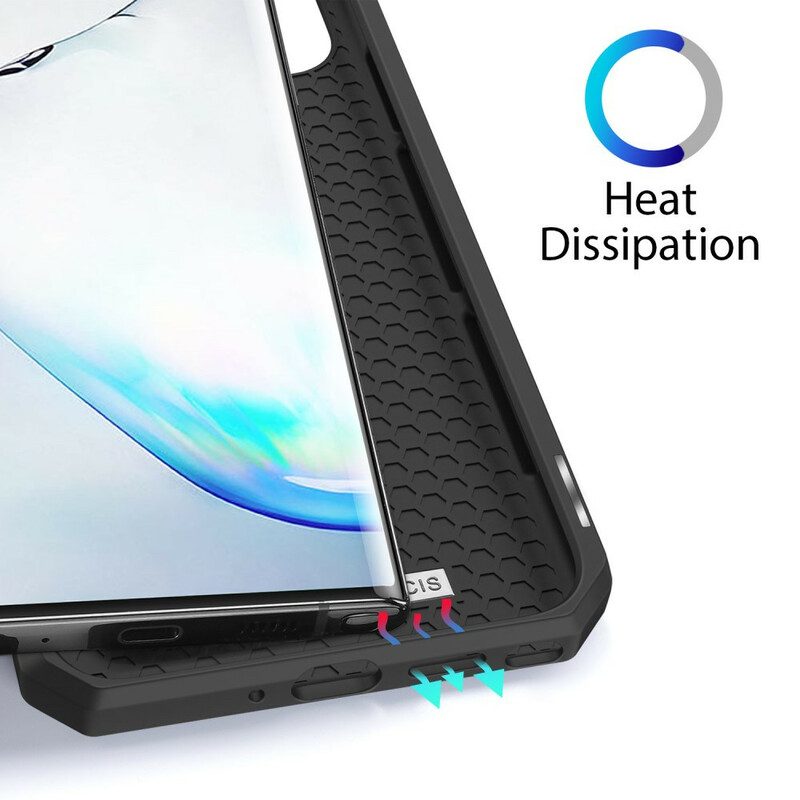 Folio-fodral För Samsung Galaxy Note 10 Plus Läderfodral Magnetisk Dux Ducis