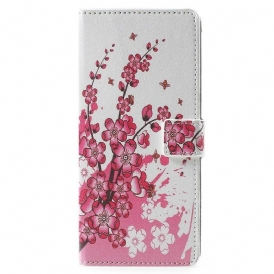 Folio-fodral För Samsung Galaxy Note 9 Tropiska Blommor