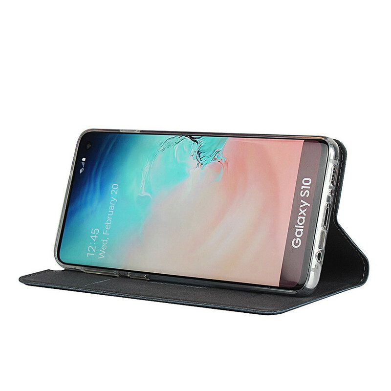 Folio-fodral För Samsung Galaxy S10 Läderfodral Ultrafinhet