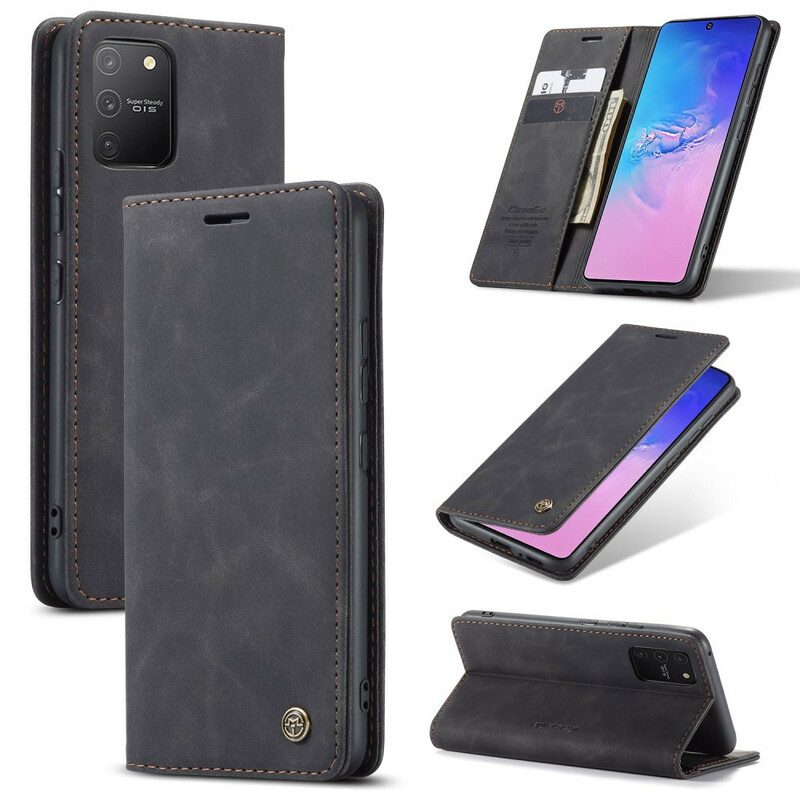 Folio-fodral För Samsung Galaxy S10 Lite Läderfodral Caseme Konstläder