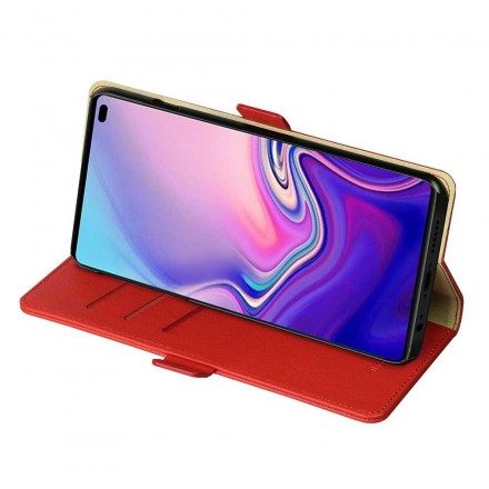 Folio-fodral För Samsung Galaxy S10 Plus Dzgogo Milo-serien