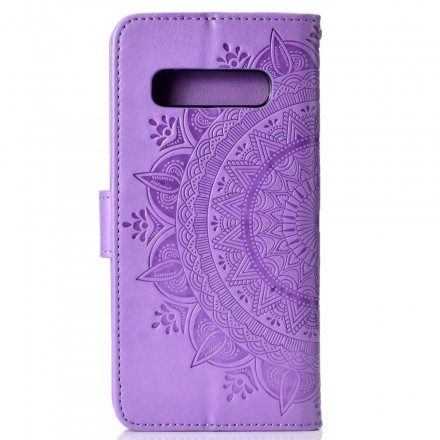 Folio-fodral För Samsung Galaxy S10 Plus Sön Mandala