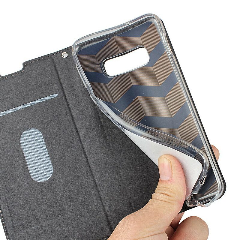Folio-fodral För Samsung Galaxy S10e Läderfodral Ultrafinhet