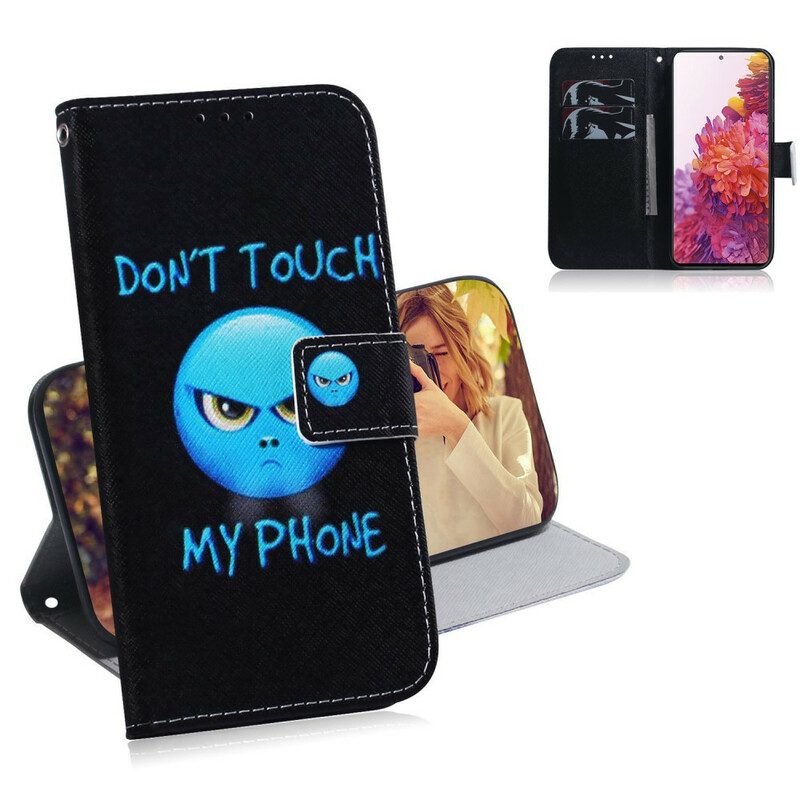 Folio-fodral För Samsung Galaxy S20 FE Emoji-telefon