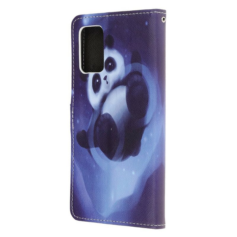 Folio-fodral För Samsung Galaxy S20 FE Panda Space