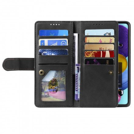Folio-fodral För Samsung Galaxy S20 FE Tvåfärgat Konstläder Med Förstärkta Kanter